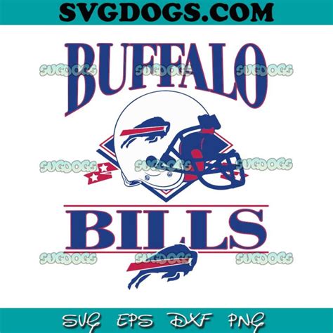 Buffalo Bills 1960 Football Skyline SVG