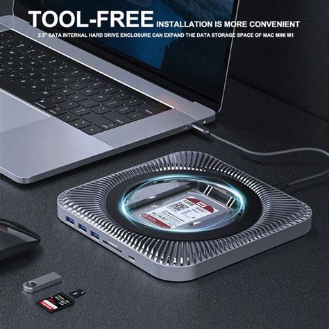 MAC MINI Dock Station With External Storage Disk Factory, Manufacturers ...