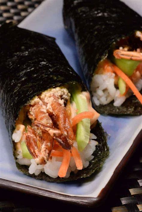 Japanese Soft Shell Crab Hand Roll - International Cuisine