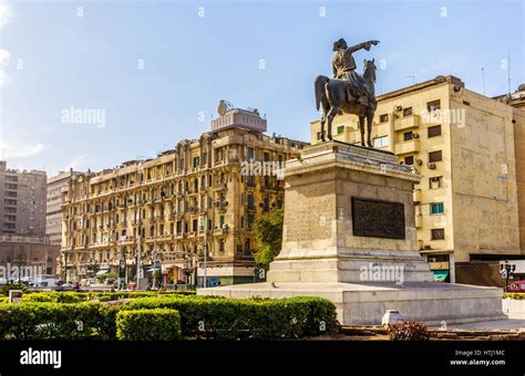 Statue of Ibrahim Pasha in Cairo - Egypt Stock Photo - Alamy