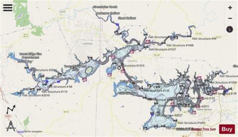 Greers Ferry Lake Fishing Map - 2024 Winter Olympics Location