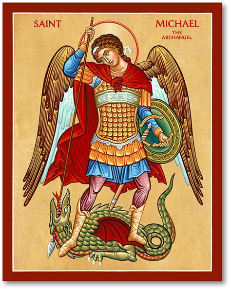 St Michael the Defender Icon, Icons of the Holy Angels: Monastery Icons