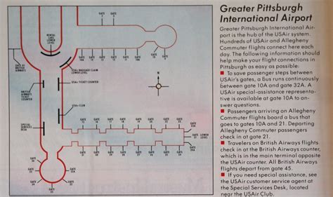 Map Of Pittsburgh Airport Area