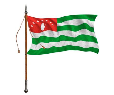 Premium Photo | National flag of abkhazia background with flag of abkhazia