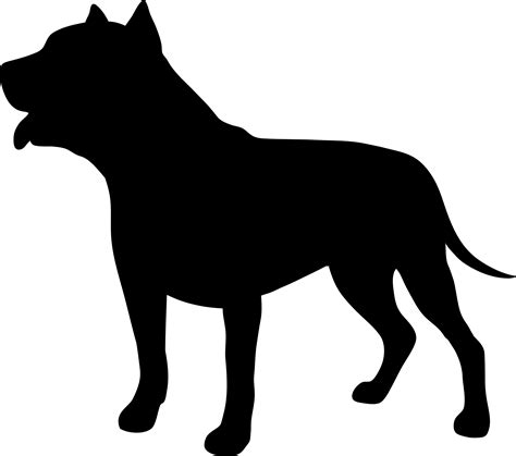 Free Silhouette Pitbull, Download Free Silhouette Pitbull png images ...