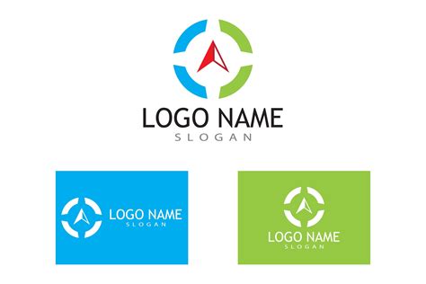 Compass Logo Vector Design Graphic by Redgraphic · Creative Fabrica