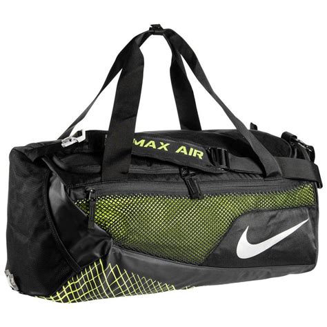 Nike Sports Bag Vapor Max Air Duffel M - Black/Volt/Metallic Silver