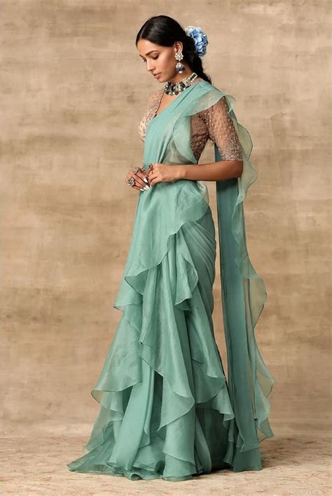 Trending Ruffle Saree Designs for the New Age Bridesmaids