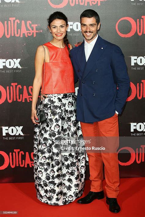 Actress Valentina Melis and actor Massimiliano Varrese attend the ...