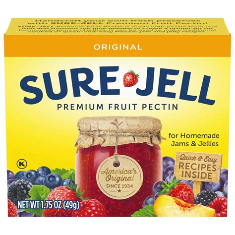 Sure-Jell Premium Fruit Pectin - Shop Pudding & Gelatin Mix at H-E-B