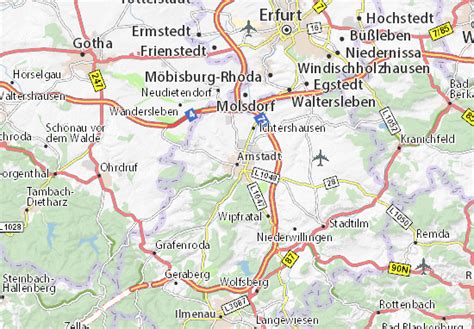 MICHELIN Arnstadt map - ViaMichelin