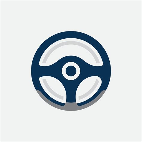 Car steering wheel logo illustration vector 2581797 Vector Art at Vecteezy