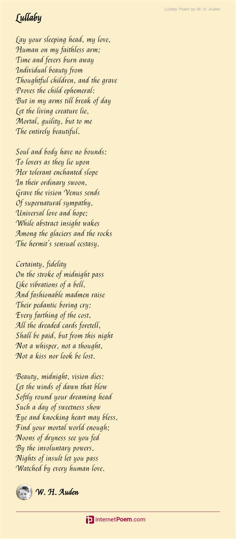 37 auden poetry