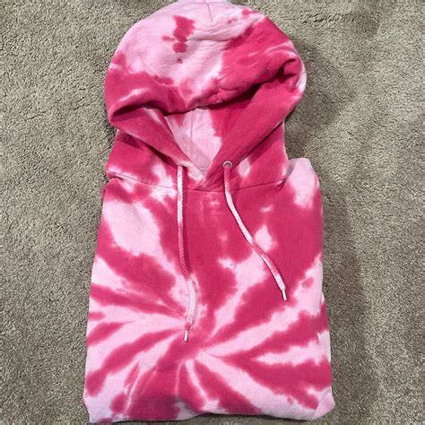 Adorable Pink Tie Dye Hoodie⭐️⭐️⭐️ -size medium... - Depop