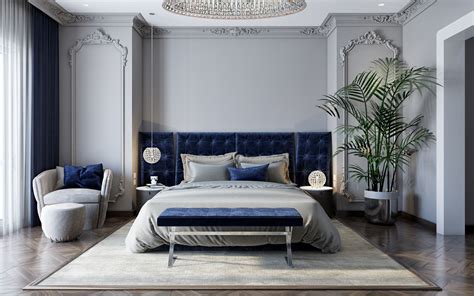 modern classic master bedroom | Behance