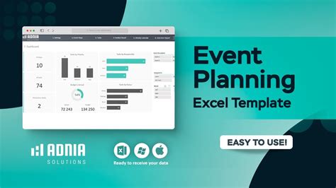 Event Planning Excel Template - YouTube