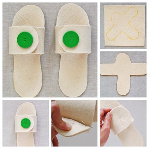 Wonderful DIY Handmade felt Slippers