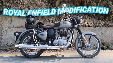 Royal Enfield Modification in Nepal 4k | Modified Classic 350, Silencer sound, Kabir Singh ...