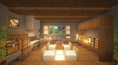 Simple Minecraft Kitchen Design : r/Minecraft