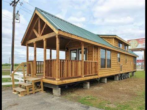 Incredible Log Cabin Tiny home Park model in Texas- How much does it ...