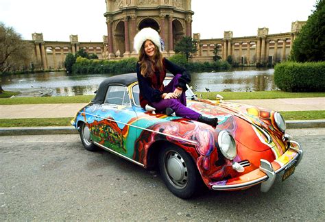 Jake's Car World: Janis Joplin Custom Painted Porsche 356 Convertible