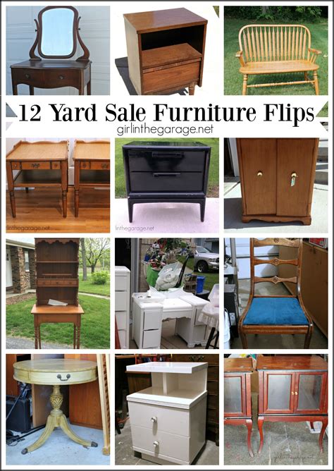 12 Yard Sale Furniture Makeovers | Girl in the Garage®