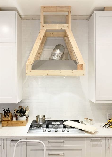 diy range hood cover - Jannette Cote