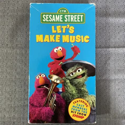 SESAME STREET - Lets Make Music (VHS, 2000) $11.69 - PicClick CA