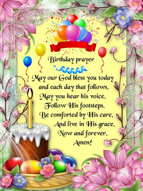 Prayer Happy Birthday God Bless You - BIRTHDAY PWL