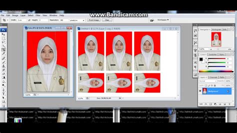 Cara Membuat Ukuran 2x3, 3x4, 4x6 Untuk Pas Poto di Adobe Photoshop - YouTube