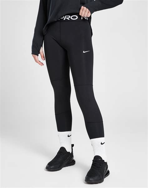 Nike Girls' Pro Hypercool Tights Junior en Negro | JD Sports