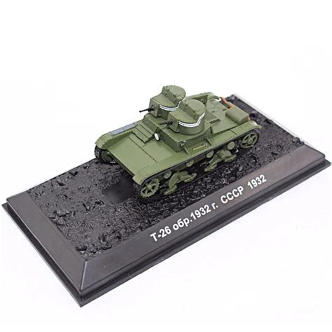 Hot sale Diecast Tank Models 1/72 Scale Soviet T 26 Light Infantry ...