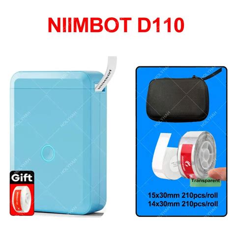 Printers NIIMBOT & B.Duck D110 Portable Label Printer Wireless Label Marker Tape Included Price ...