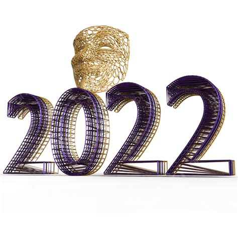 2022 Transparent 3d Images, 3d 2022 Transparent Background, 2022, Happy, Celebration PNG Image ...