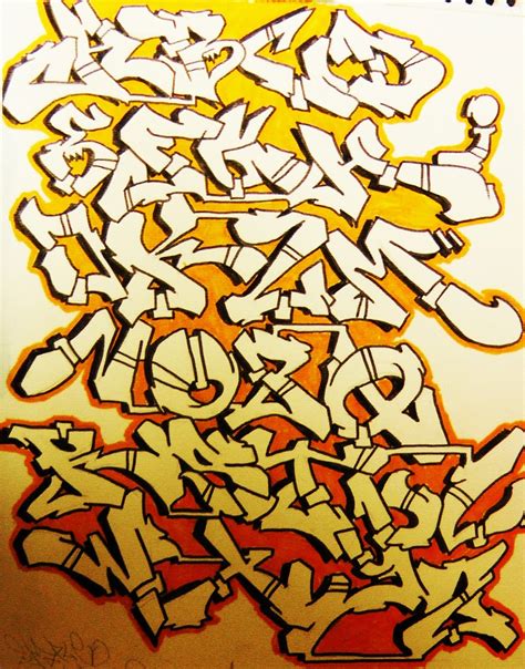 Graffitie: alphabet graffiti 3d