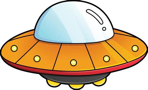 UFO Cartoon Colored Clipart Illustration 6458278 Vector Art at Vecteezy