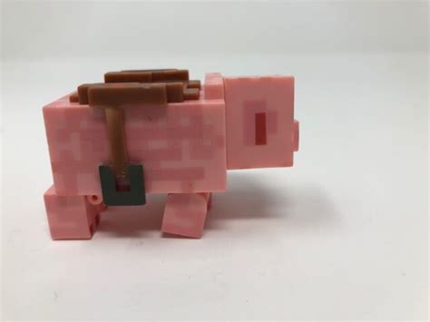 Minecraft Pig With Saddle Action Figure | eBay