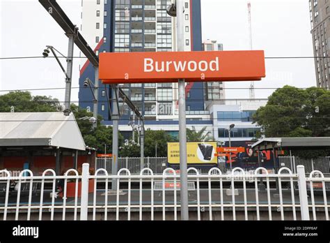 Burwood train station hi-res stock photography and images - Alamy