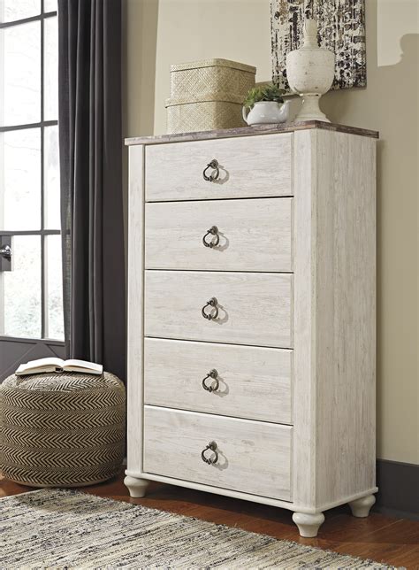 Willowton Whitewash Bedroom Set CLEARANCE SALE! | Marjen of Chicago | Chicago Discount Furniture