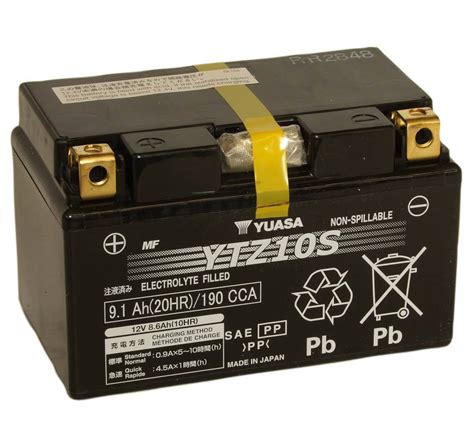 Yuasa YTZ10S High Performance Motorcycle Battery Inc Free Delivery ...