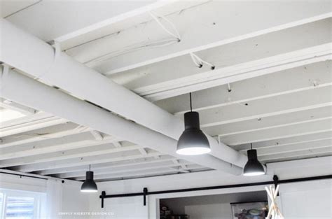 Our Painted Basement Ceiling (White): Why We Love It!