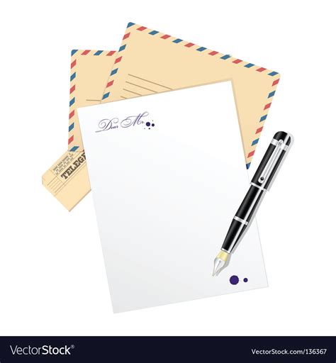 Paper for message Royalty Free Vector Image - VectorStock