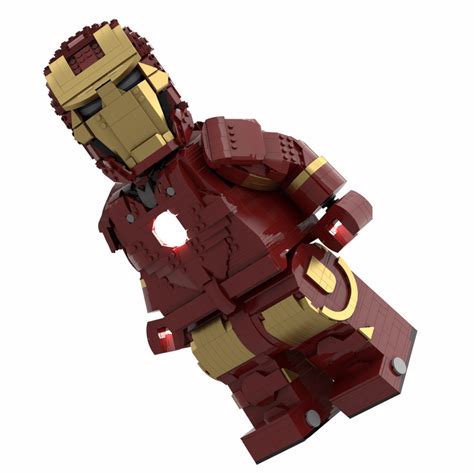 LEGO® instructions Iron Man Mega Figure (fits official Lego Helmet ...