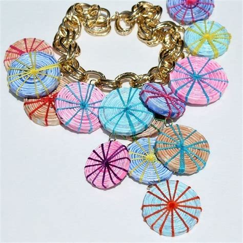 Recycled Paper Jewelry · How To Make A Magazine Necklace · Jewelry on ...