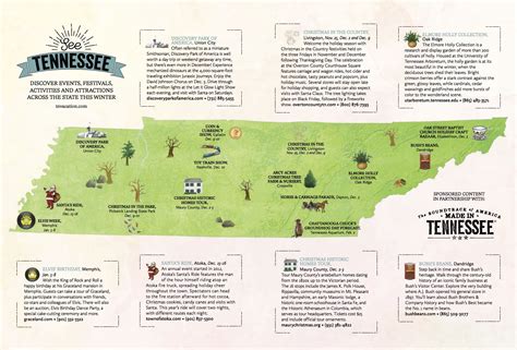 the tennessee map is shown in green and has many different things to ...