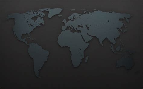 Dark World Map Wallpaper