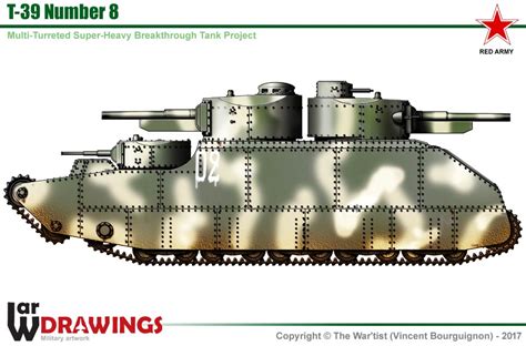 T-39 Number 8 Super Heavy Breakthrough Tank Project