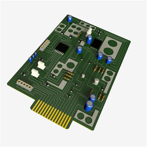 3d obj circuit board