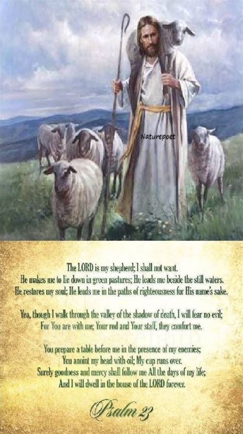 Items similar to Psalm 23 The Lord is My Shepherd Downloadable, Printable, Digital Art Image ...