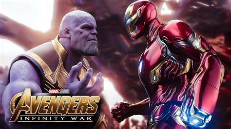 Avengers: Infinity War | Thanos Vs. Iron Man Scene - YouTube